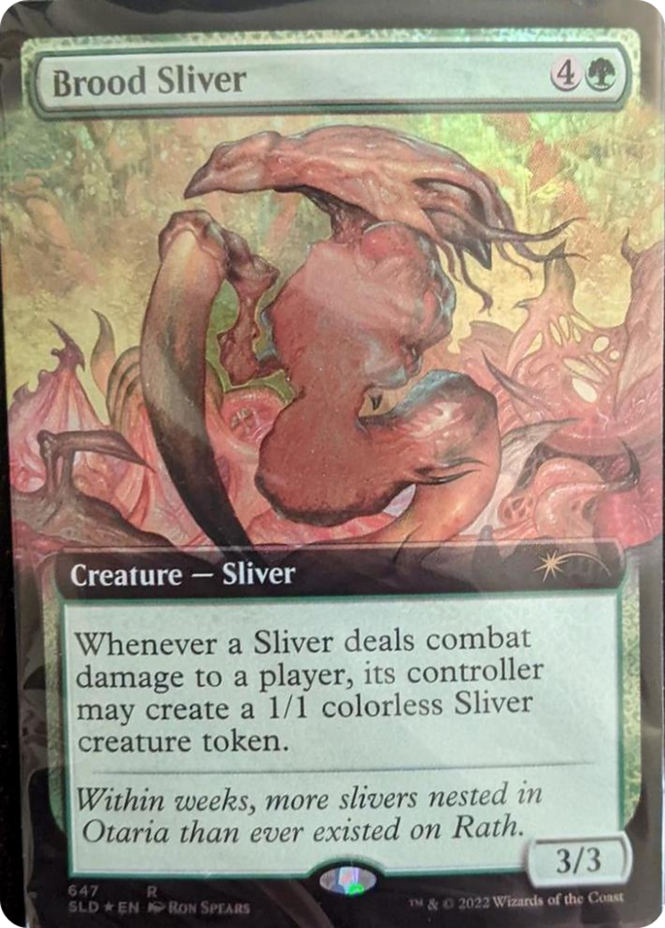 Brood Sliver (Extended Art) [Secret Lair Drop Promos] | Good Games North