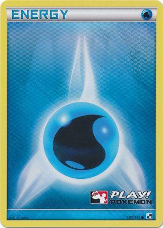 Water Energy (107/114) (Play Pokemon Promo) [Black & White: Base Set] | Good Games North
