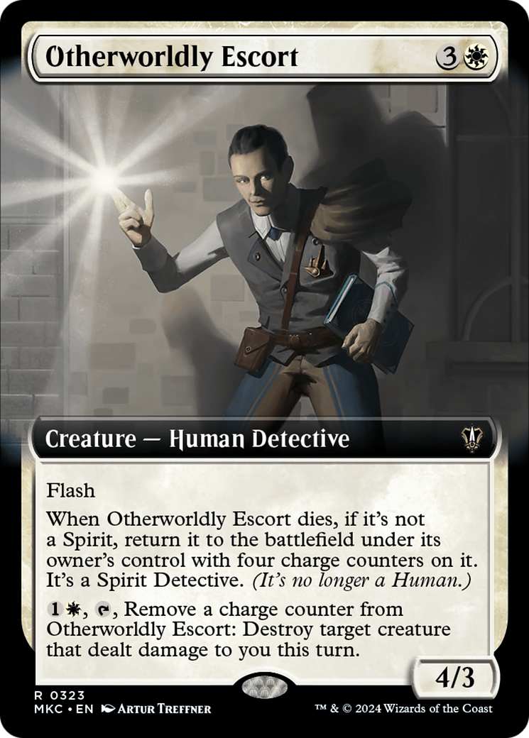 Otherworldly Escort (Extended Art) [Murders at Karlov Manor Commander] | Good Games North