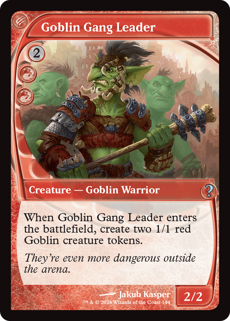 Goblin Gang Leader (Future Sight) [Mystery Booster 2] | Good Games North