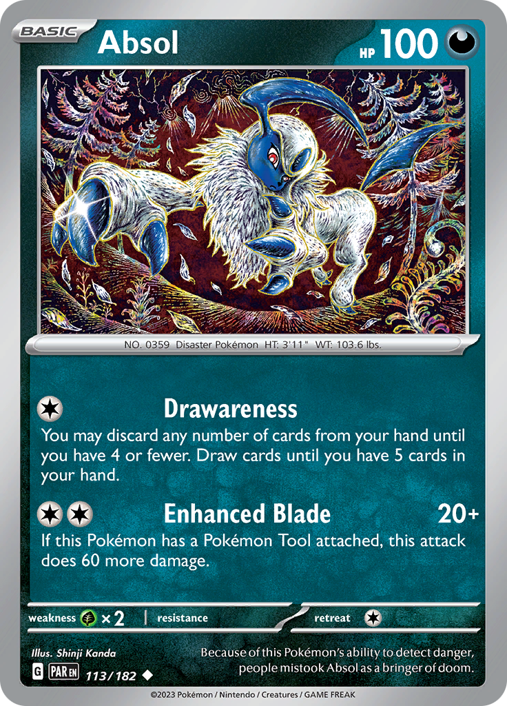 Absol (113/182) [Scarlet & Violet: Paradox Rift] | Good Games North
