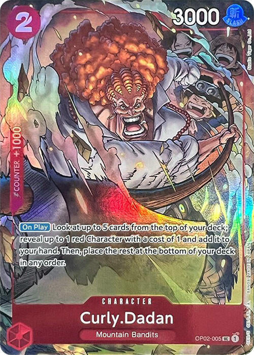 Curly.Dadan (PCC Vol.1) OP02-005 (One Piece Promotion Cards)  - Alternate Art Foil | Good Games North