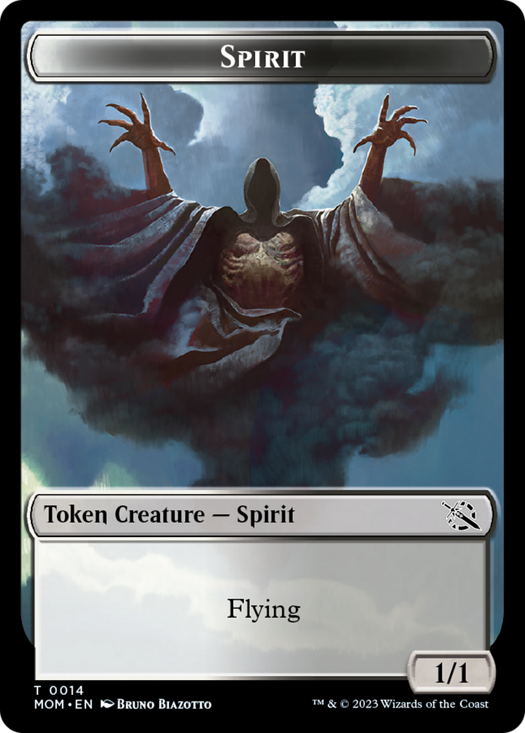 Elemental (9) // Spirit (14) Double-Sided Token [March of the Machine Tokens] | Good Games North