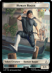 Assassin // Human Rogue Double-Sided Token [Assassin's Creed Tokens] | Good Games North