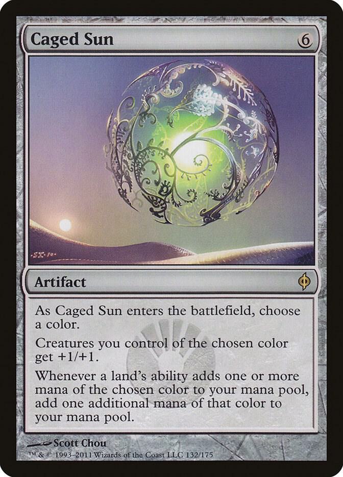 Caged Sun 132/175 (New Phyrexia)  | Good Games North