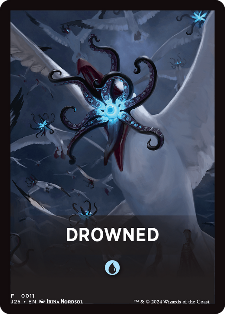 Drowned Theme Card [Foundations Jumpstart Front Cards] | Good Games North