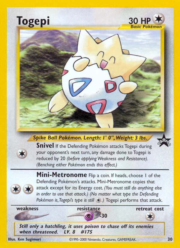 Togepi (30) [Wizards of the Coast: Black Star Promos] | Good Games North