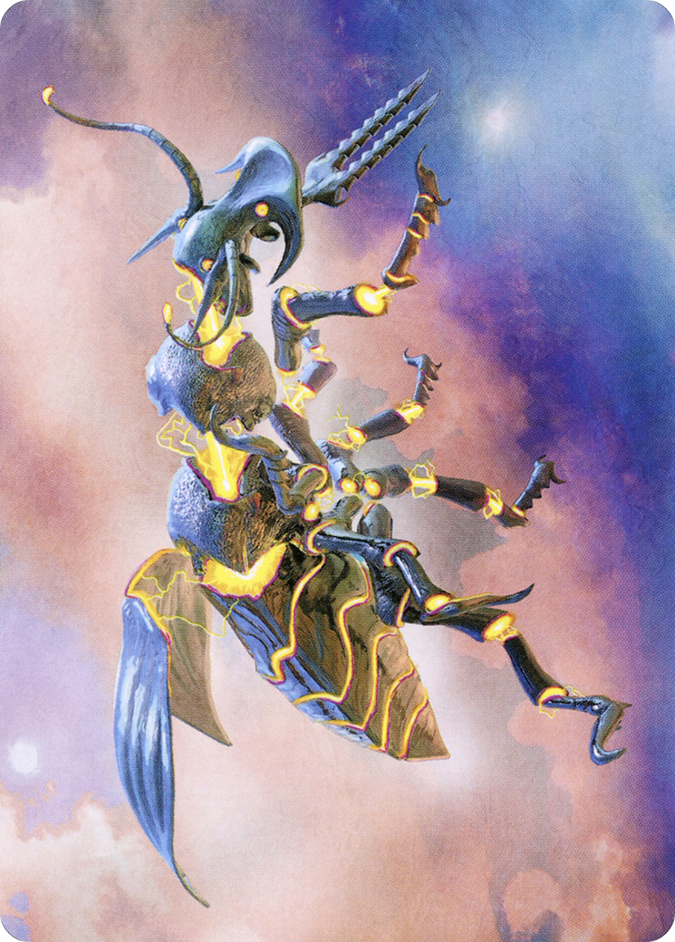 Zabaz, the Glimmerwasp Art Card [Modern Horizons 2 Art Series] | Good Games North