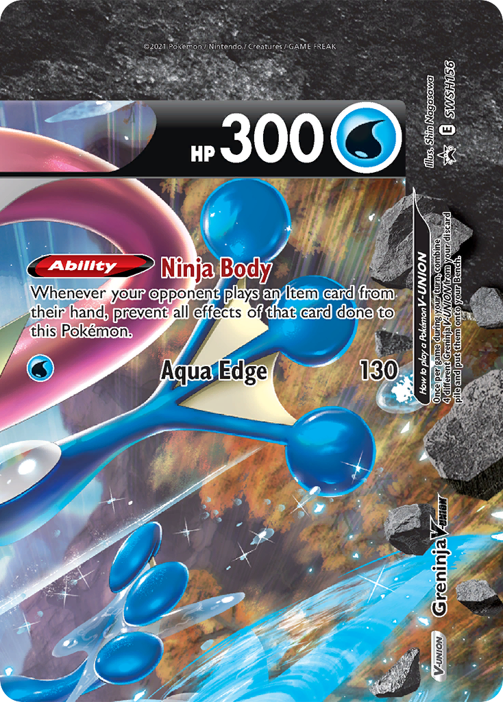 Greninja V-Union (SWSH156) [Sword & Shield: Black Star Promos] | Good Games North