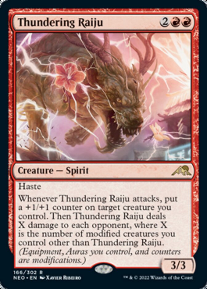 Thundering Raiju [Kamigawa: Neon Dynasty] | Good Games North