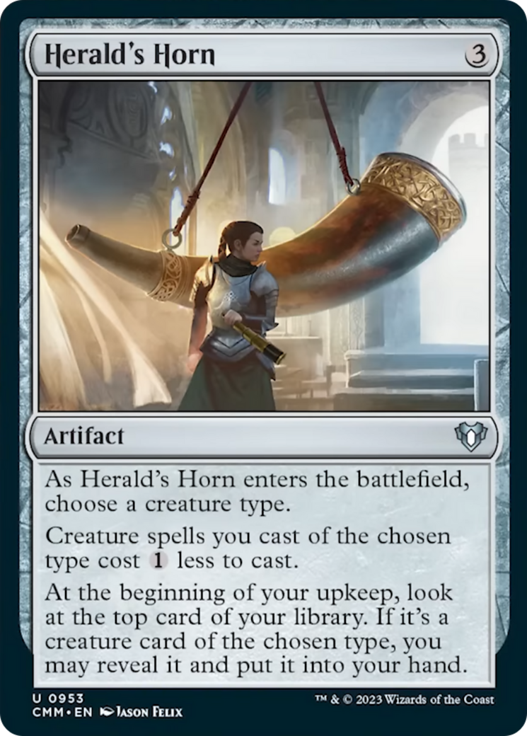 Herald's Horn [Commander Masters] | Good Games North