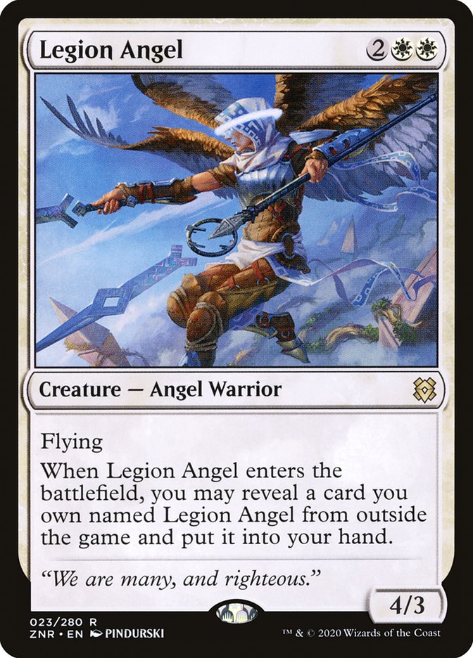 Legion Angel 23/280 (Zendikar Rising)  | Good Games North