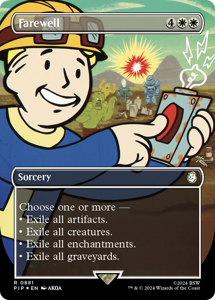 Farewell (Borderless) (Surge Foil) [Fallout] | Good Games North