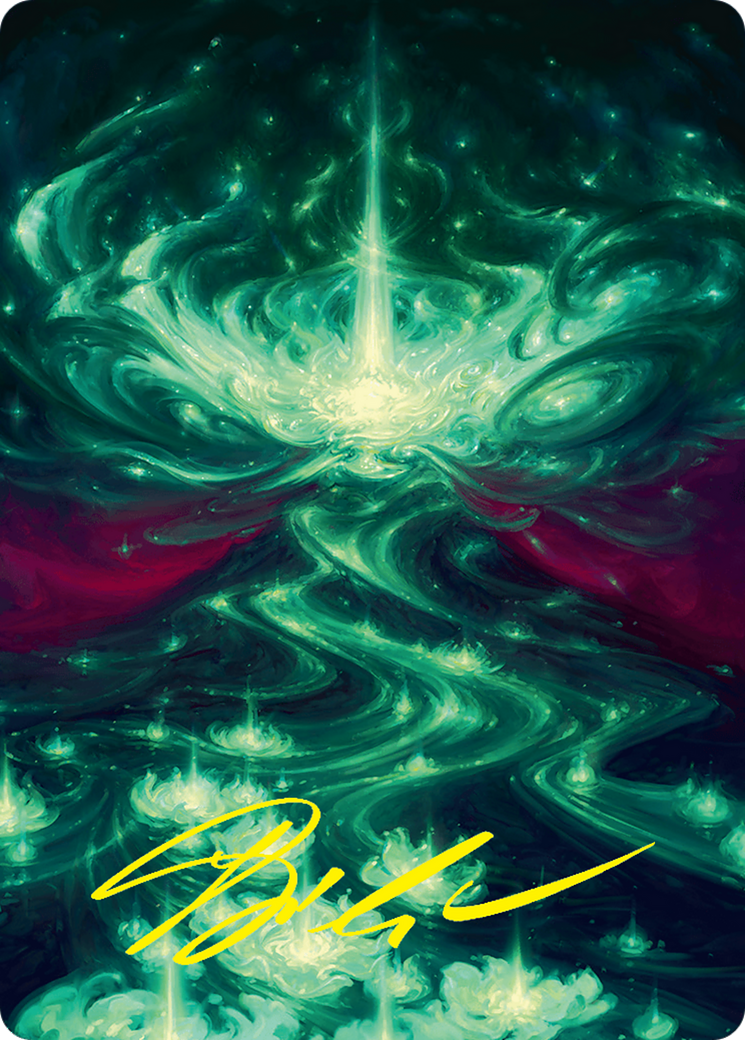 Genesis Wave Art Card (54/54) (Gold-Stamped Signature) [Foundations Art Series] | Good Games North