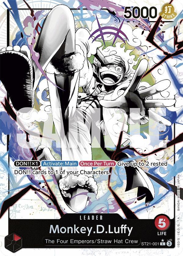 Monkey.D.Luffy ST21-001 (Starter Deck EX: Gear 5)  - Parallel Foil | Good Games North