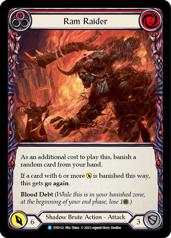 Ram Raider (Red) [DTD112] (Dusk Till Dawn) | Good Games North