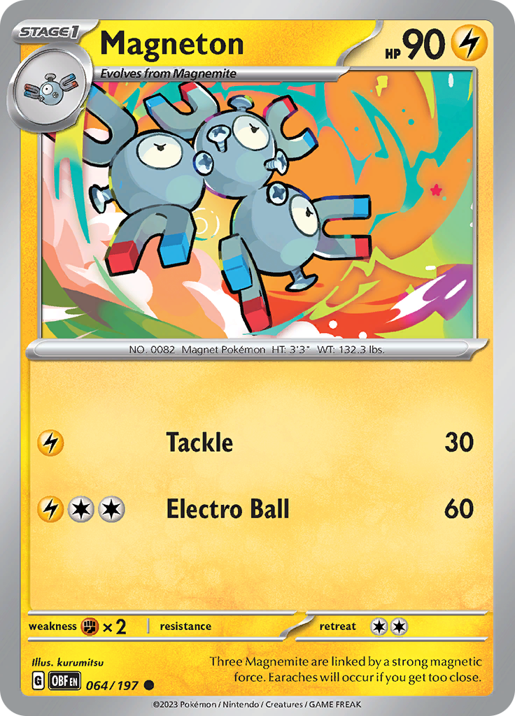 Magneton (064/197) [Scarlet & Violet: Obsidian Flames] | Good Games North