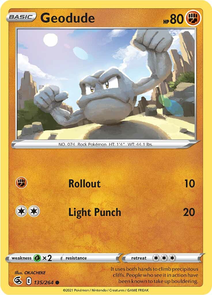 Geodude (135/264) [Sword & Shield: Fusion Strike] | Good Games North