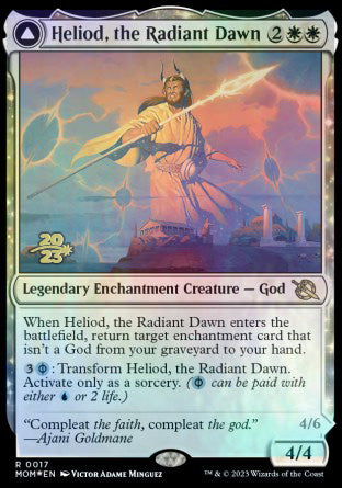 Heliod, the Radiant Dawn // Heliod, the Warped Eclipse [March of the Machine Prerelease Promos] | Good Games North