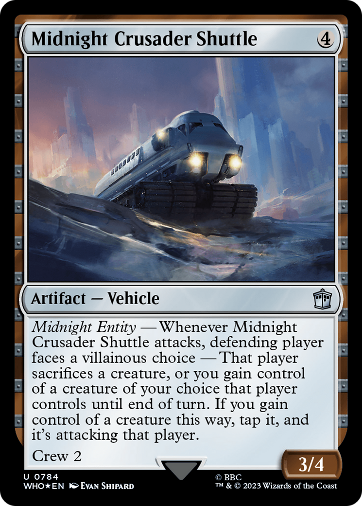 Midnight Crusader Shuttle (Surge Foil) [Doctor Who] | Good Games North