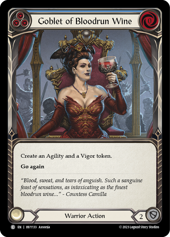 Goblet of Bloodrun Wine [HVY133] (Heavy Hitters)  Rainbow Foil | Good Games North