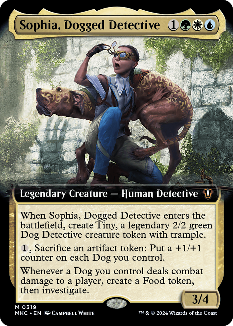 Sophia, Dogged Detective (Extended Art) [Murders at Karlov Manor Commander] | Good Games North