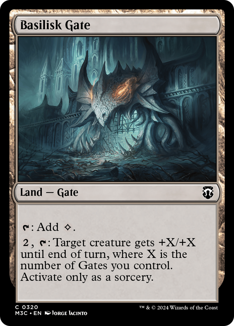 Basilisk Gate (Ripple Foil) [Modern Horizons 3 Commander] | Good Games North