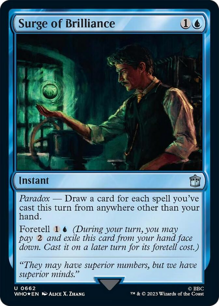 Surge of Brilliance (Surge Foil) [Doctor Who] | Good Games North