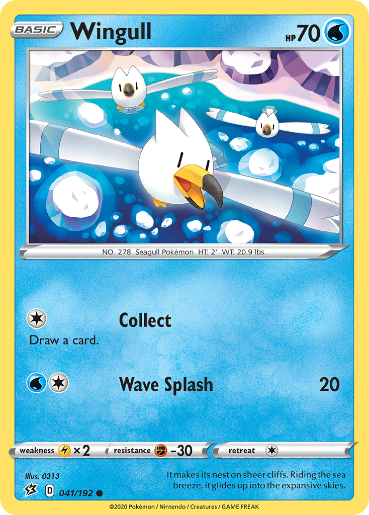 Wingull (041/192) [Sword & Shield: Rebel Clash] | Good Games North