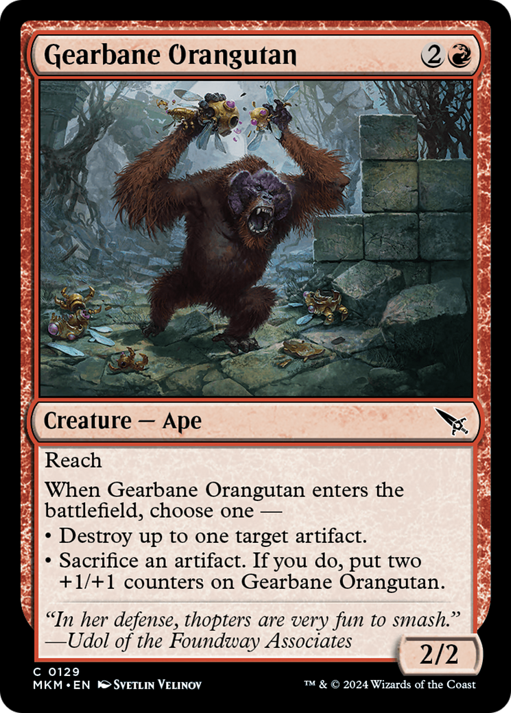 Gearbane Orangutan [Murders at Karlov Manor] | Good Games North