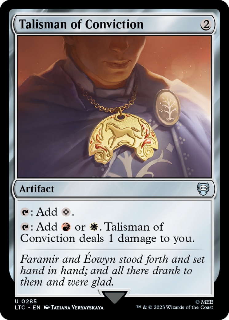 Talisman of Conviction [The Lord of the Rings: Tales of Middle-Earth Commander] | Good Games North