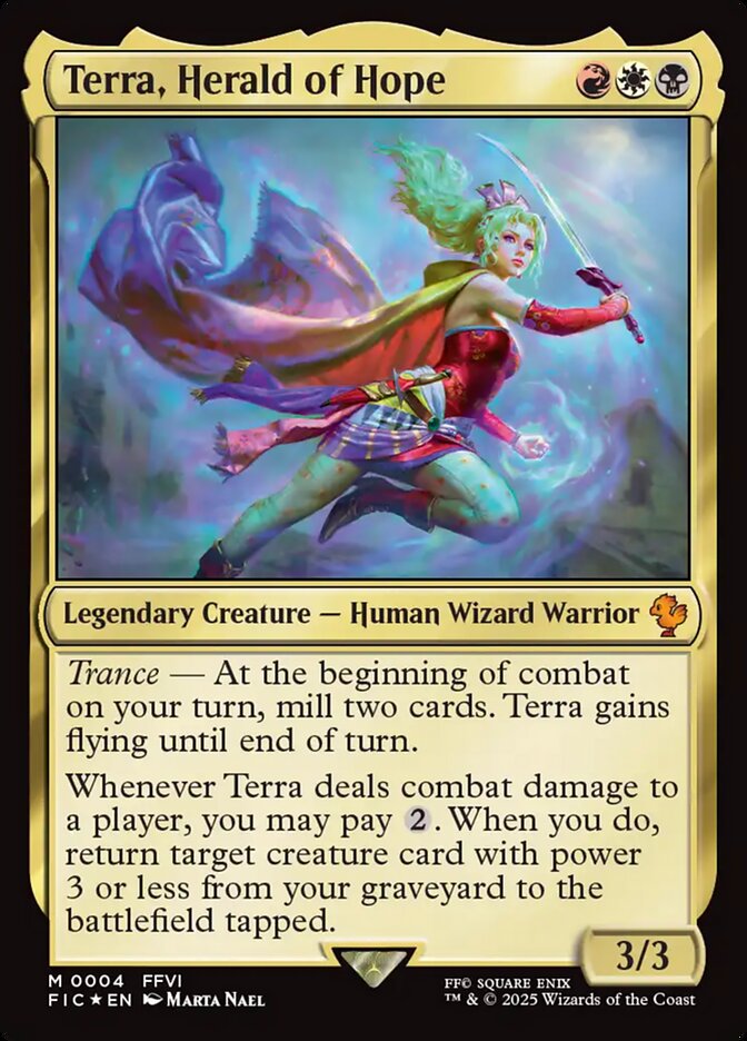 Terra, Herald of Hope 4/100 (Commander: FINAL FANTASY)  - Foil | Good Games North