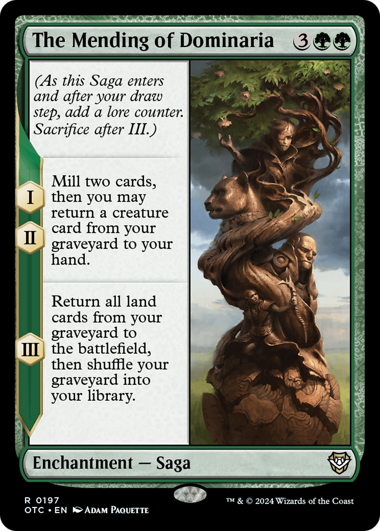 The Mending of Dominaria [Outlaws of Thunder Junction Commander] | Good Games North