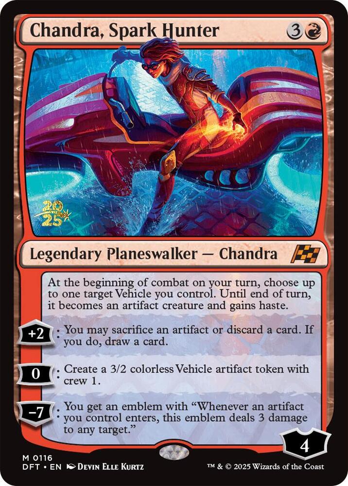 Chandra Spark Hunter (Prerelease Cards)  - Foil | Good Games North
