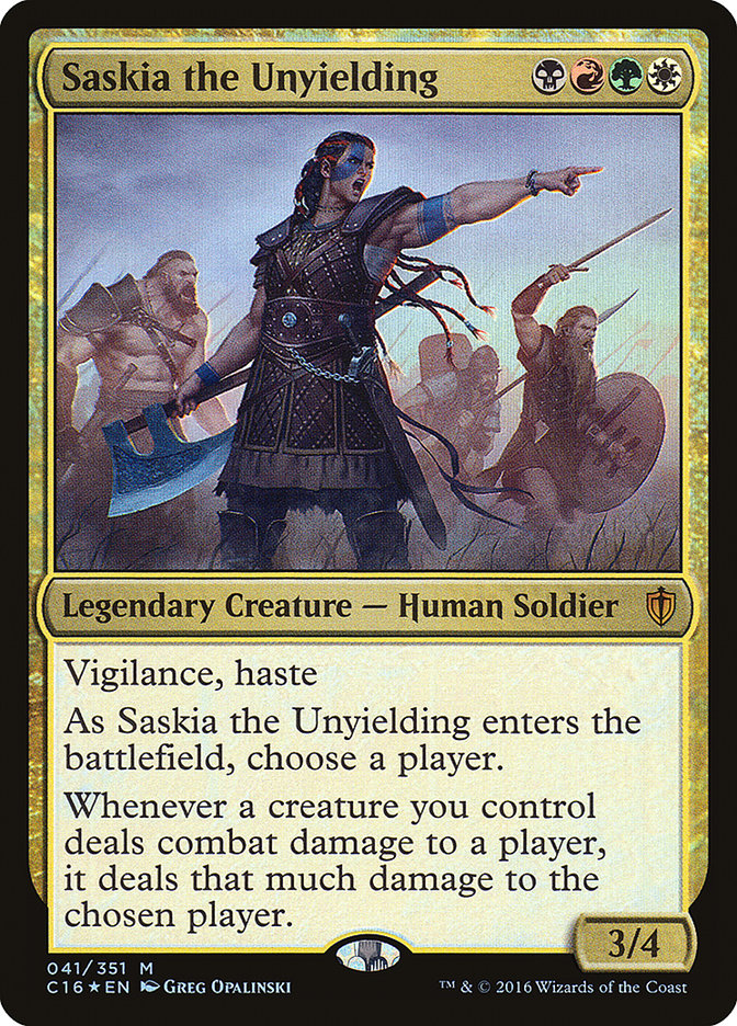 Saskia the Unyielding (Commander 2016)  - Foil | Good Games North