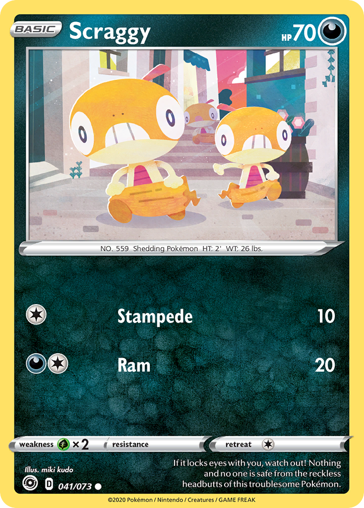 Scraggy (041/073) [Sword & Shield: Champion's Path] | Good Games North