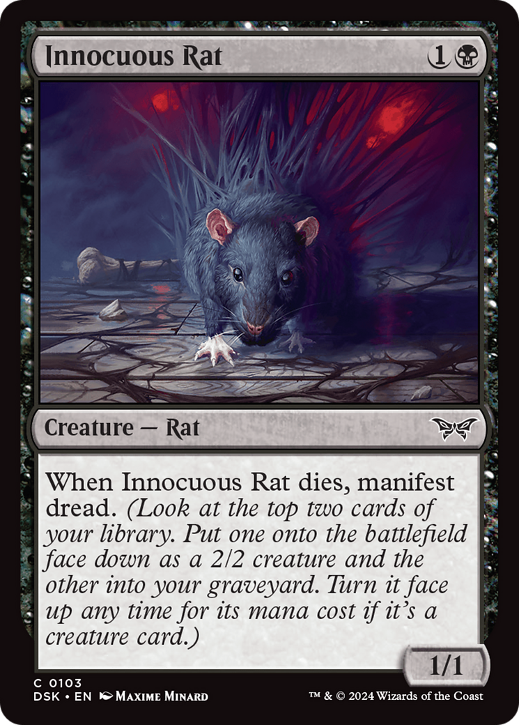 Innocuous Rat [Duskmourn: House of Horror] | Good Games North