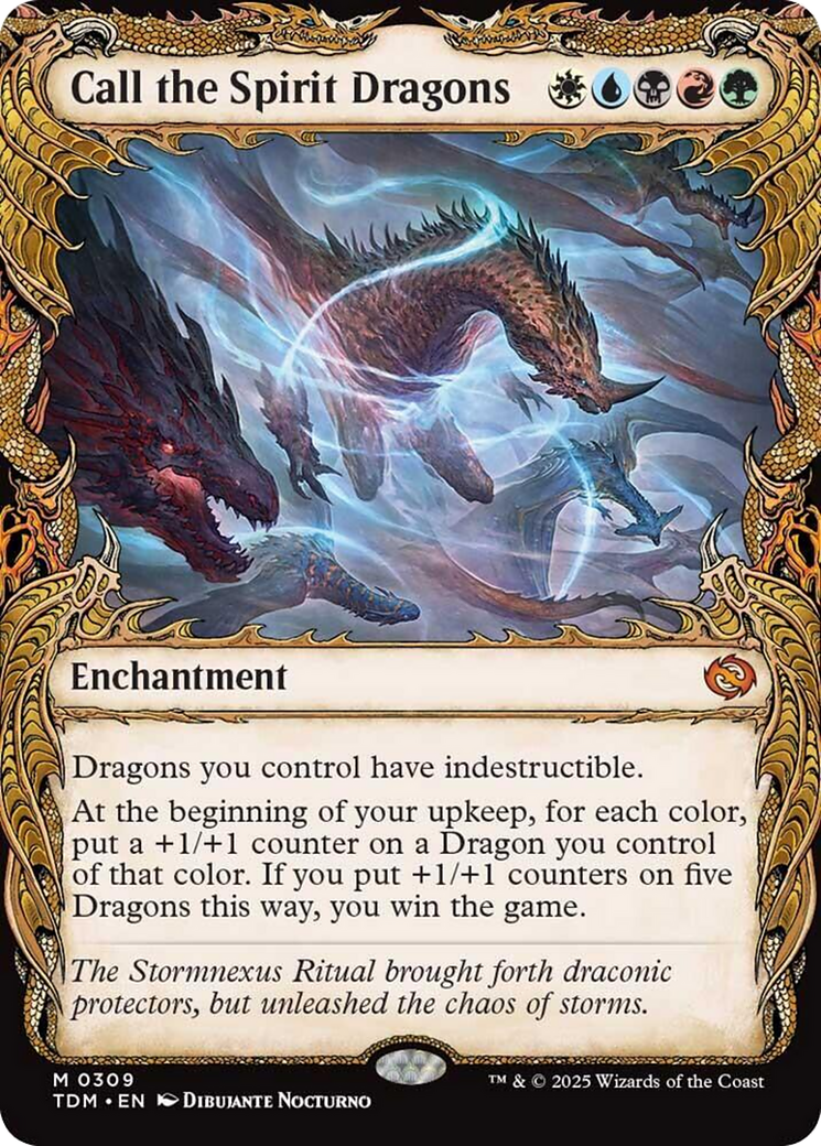 Call the Spirit Dragons (Showcase) [Tarkir: Dragonstorm] | Good Games North