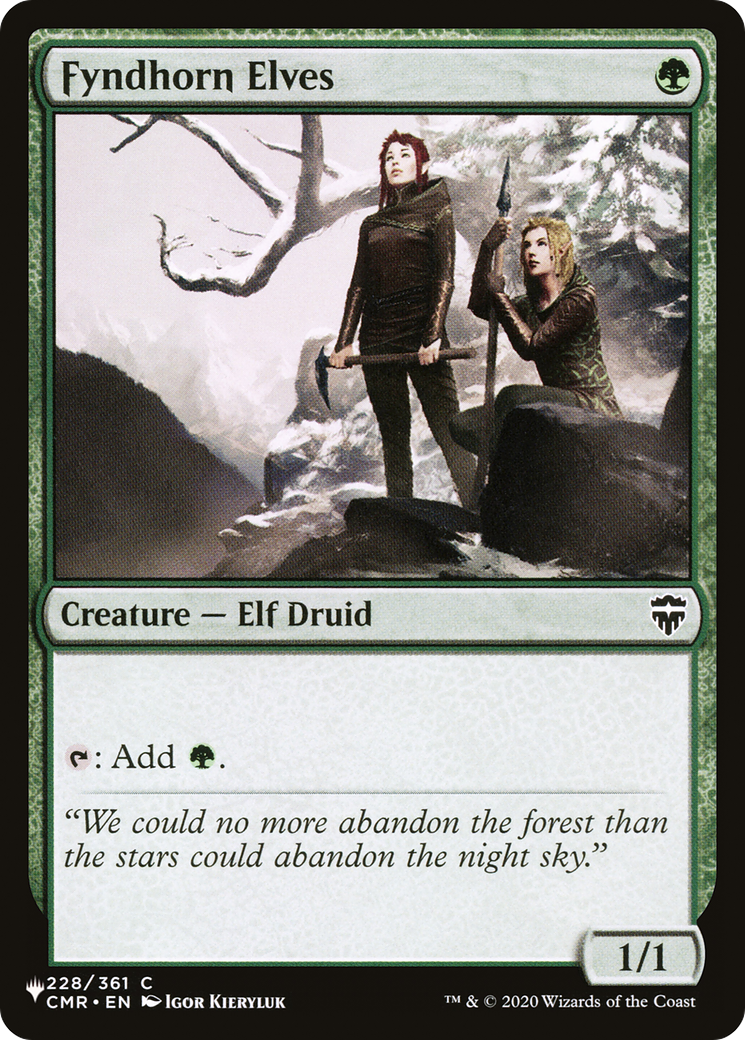 Fyndhorn Elves [The List] | Good Games North