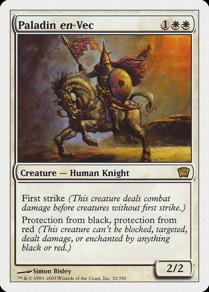 Paladin en-Vec (9th Edition) [Oversize Cards] | Good Games North