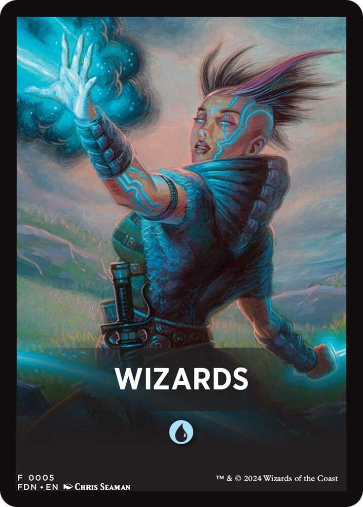 Wizards Theme Card [Foundations Tokens] | Good Games North
