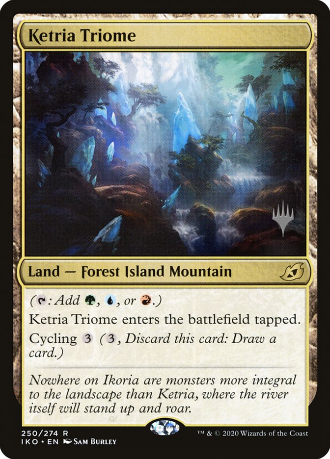 Ketria Triome (Promo Pack) [Ikoria: Lair of Behemoths Promos] | Good Games North