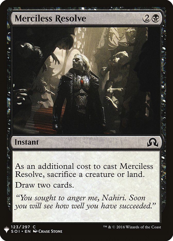 Merciless Resolve [Mystery Booster] | Good Games North