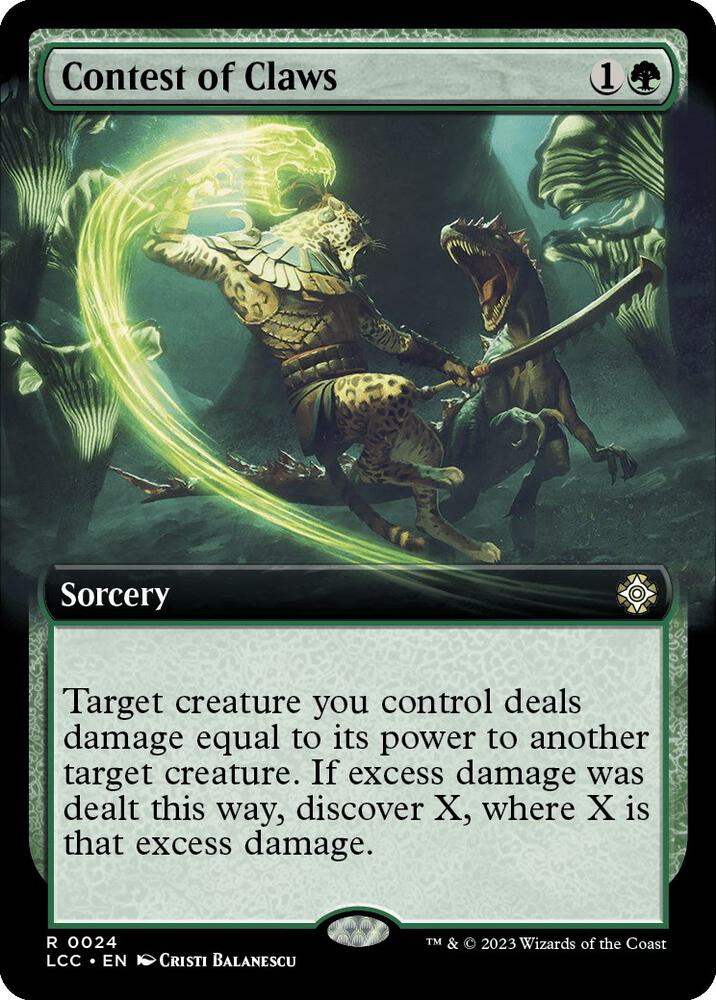 Contest of Claws Extended Art (Commander: The Lost Caverns of Ixalan)  | Good Games North