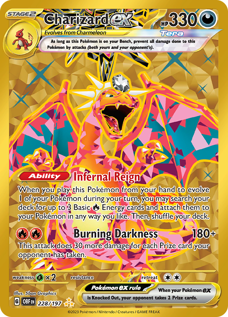 Charizard ex (228/197) [Scarlet & Violet: Obsidian Flames] | Good Games North