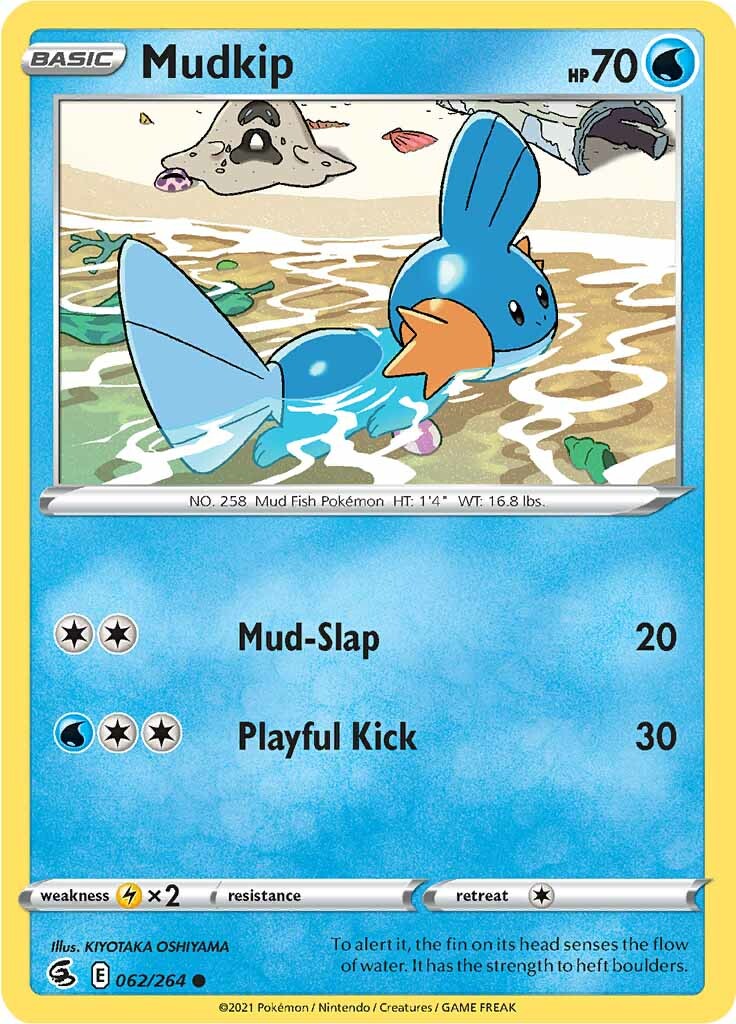Mudkip (062/264) [Sword & Shield: Fusion Strike] | Good Games North