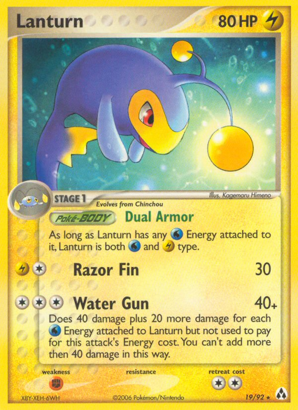 Lanturn (19/92) [EX: Legend Maker] | Good Games North
