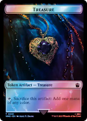 Alien // Treasure (0061) Double-Sided Token (Surge Foil) [Doctor Who Tokens] | Good Games North