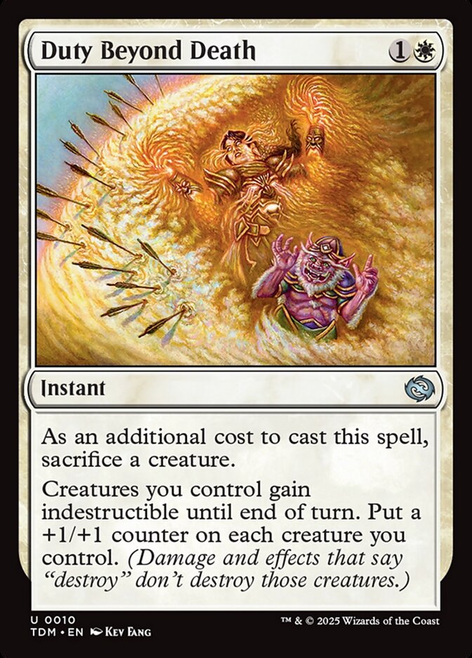 Duty Beyond Death 10 (Tarkir: Dragonstorm)  - Foil | Good Games North
