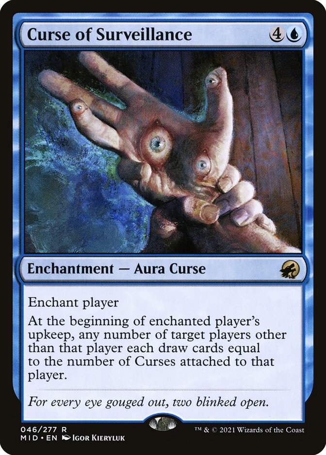 Curse of Surveillance (Innistrad: Midnight Hunt)  | Good Games North